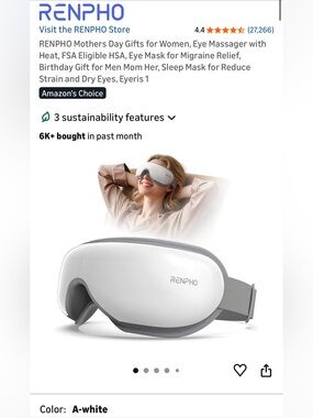RENPHO Heated Eye Massager